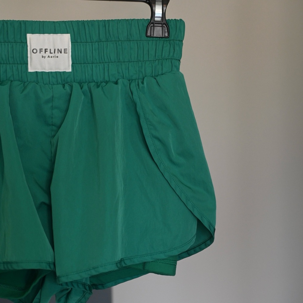 Aerie Green Athletic Shorts
